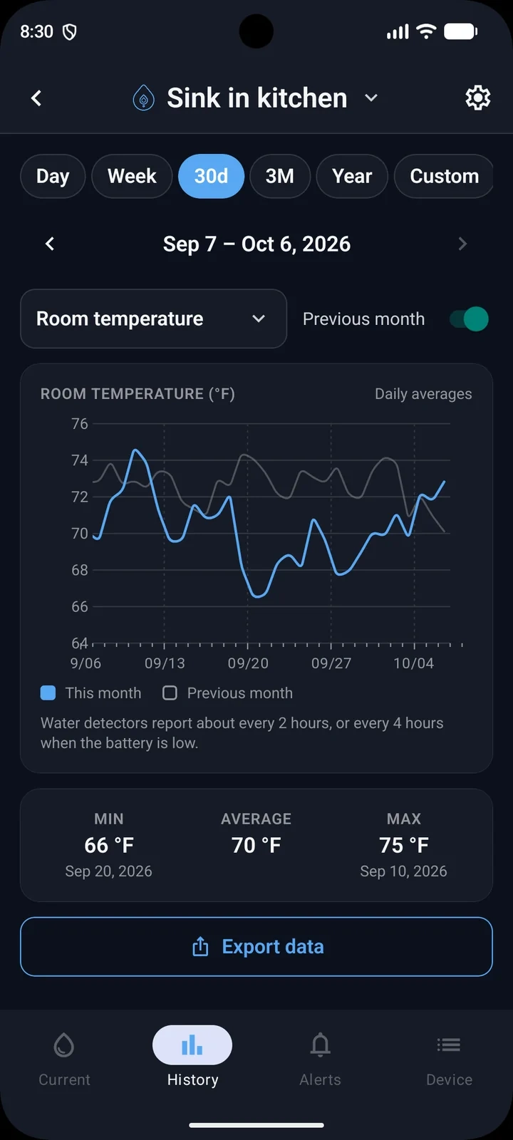 PipePulse screenshot: Dark mode. Every screen, light or dark